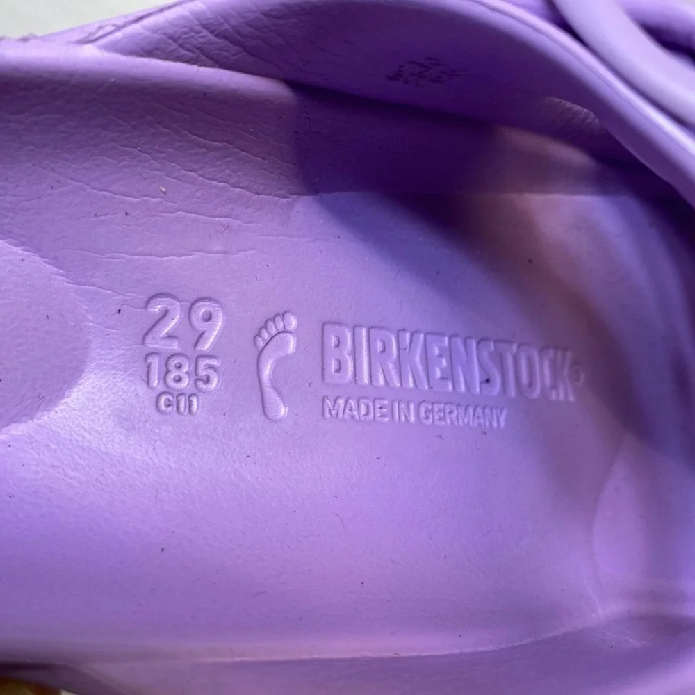 Birkenstock Kids 29 Arizona Sandals Slide Purple EVA Waterproof Beach Shoes 11